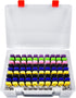 FULLCASE USB Flash Drive Case Organizer for 104pcs Thumb Drives, Electronic Accessories Holder for Sandisk/Samsung/PNY