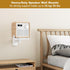 FDM Universal Speaker Wall Mount, One Pair of Side Clamping Bookshelf Speaker Bracket with Swivel and Tilt
