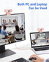 QMKKX 1080P Webcam for pc with Microphone,Full Hd Pink Streaming Web Cam with Mic for Mac Laptop, Small Computer Camera