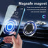 Magnetic Car Phone Holder for MagSafe, 360° Adjustable Magnetic Mount, Compact Design for iPhone 14 13 12 Pro Max Plus