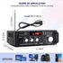 AV-298BT 600W 2 5.0 Stereo Audio Amplifier, Max Amp Channel Wireless Bluetooth Power Amplifier System, Home Amplifiers