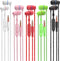 5 Packs Wired Earbuds with Microphone, Deep Bass Clear Sound, Tangle Free, Noise Isolating, Fits 3.5mm Jack for iPhone