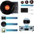 Vinilos Record Players - Bluetooth Turntable with Speakers, Portable Suitcase Phonograph, 3-Speed