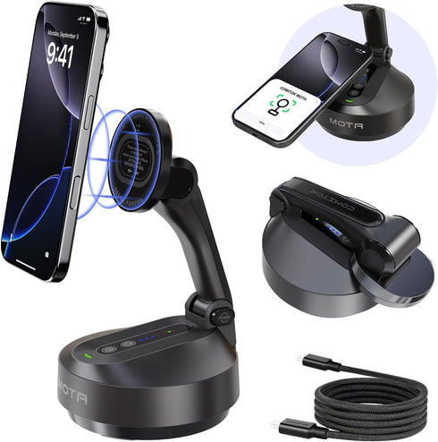 COMITOK Magnetic Auto Face Tracking Stand Tripod MOTA for iPhone Follows Your Movement