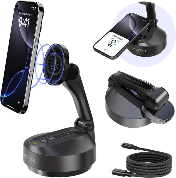 COMITOK Magnetic Auto Face Tracking Stand Tripod MOTA for iPhone Follows Your Movement