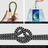 Apple MFi Certified 6FT iPhone Charger 3 Pack - Fast Charging Nylon Braided USB Lightning Cable for iPhone & iPad.