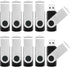 MECHEER 128MB Thumb Drives 10 Pack, Bulk USB 2.0 Flash Drive Jump Drives
