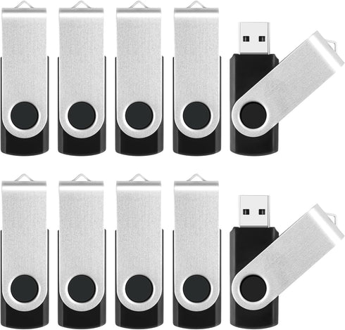 MECHEER 4GB Flash Drive 10 Pack Thumb Drive, USB Flash Drives 2.0 USB