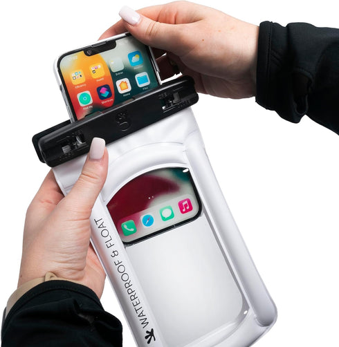geckobrands Float Phone Dry Bag, Waterproof & Floating Phone Pouch for Most iPhone and Samsung Galaxy Models