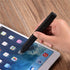 Non Metal Phone Pens, Plastic Rubber Universal Replacement Flat Capacitive Pen for iPhone, BlackBerry (Black)