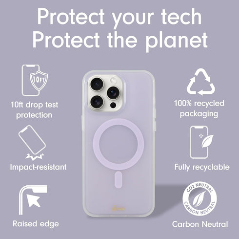 Sonix Jelly Lavender Case for iPhone 14 Pro Max - Compatible with MagSafe, 10ft Drop Tested