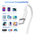 Durcord USB C to USB C Fast Charger Cable, 100W 2 Pack 1ft, Compatible with iPhone/Samsung/Android Devices