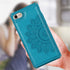 iCoverCase Wallet Case for iPhone SE (2nd), RFID Blocking PU Leather Kickstand Magnetic Shockproof Case
