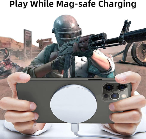 WIFORT Magnetic Waterproof Case for iPhone 12 Pro, Certified Water Proof & Military Protection with Built-in Screen