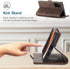 Samsung Galaxy Note 20 Ultra Wallet Case - Coffee Retro PU Leather Flip Magnetic Closure with Card Slots and Kickstand