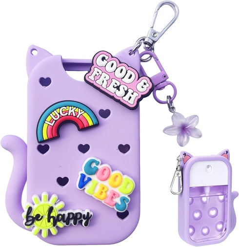 Hiflyer Case for Touchland Hand Sanitizer Spray, Silicone Touchland Hand Sanitizer Case Portable