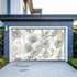 GNAKT AREWG Garage Door Banner Cover 13x6ft Tropical Monstera Bird of Paradise Garage Door