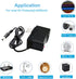 5V 2A 10W DC Power Supply Adapter, 100V-240V AC to DC 5 Volt with 5 Sizes Tips for Security Cameras