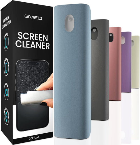 EVEO Screen Cleaner Spray - Phone Screen Cleaner, iPhone Cleaner, Laptop Screen Cleaner, Touchscreen Mist Cleaner