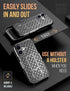 Rome Tech 17 Compatible with iPhone Case with Belt Clip, Heavy Duty Rugged Holster Cover with Kickstand, Shockproof