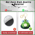 Leather Keychain Holder Case Compatible with Apple AirTag, Cute Protective Cover with Keychain Ring, Anti-Scratch