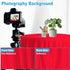 LYLYCTY 7X10 Red Backdrop for Photoshoot, Professional Photo Backdrop Background Curtain for Product Photography