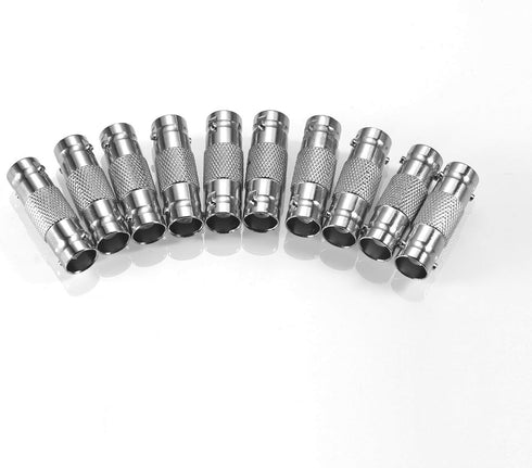 30 Pack BNC Female to BNC Female CCTV Security Camera Adapter Coupler Straight Connector for Extender