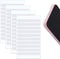 Sibba Cell Phone Grip Tape Strips 40 PCS Transparent Rubber Non-Slip Side Sticker