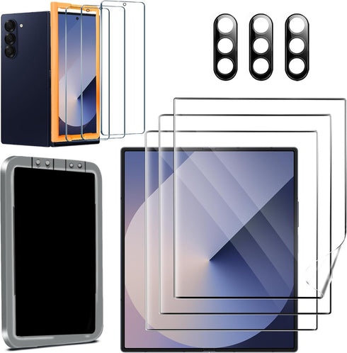 Ferilinso 3 Pack Screen Protector for Samsung Galaxy Z Fold 6 [Phone