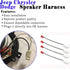 72-6514 Speaker Harness Adapter Compatible with Jeep Wrangler Chrysler Town & Country Speaker Wire Harness Adapter Plug Dodge Dakota Front Rear Door Speaker Wiring Harness Adapter 4 Pack by Danbojit