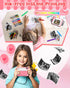 Kids Camera Instant Print 1080p, Dinosaur Toddler Camera, Ink Free Printing for Kids Aged 3-12, Gifts (Pink)