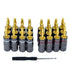 4mm Audio Plug Jack Banana Plugs - 24K Gold Plated Adapter Cable Connector Clips, 12 Pair, 24pcs