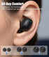 STUPIDYIN 5.3 30H IP54 Wireless Earbuds, Bluetooth Headphones with Semi-Transparent Case, Playback LED Power Display