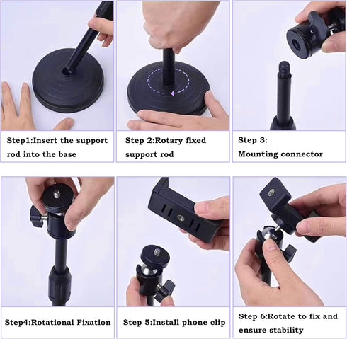 Urciwos 18 Inch C922 C930e C920S C920 C615 C960 C920x 4K N60, Webcam Stand, Web Cam Stand for Desk, Adjustable Webcam