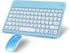Wireless Bluetooth Keyboard and Mouse Combo, Portable Mini Slim Ergonomic Travel Set for iPhone iPad Mac