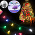 2 Pack Christmas Light Phone Charger Cord USB-A to Lightning 55"/10 LED Bulb Cables for iPhone 5-14 Plus Pro X XR XS