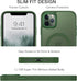 BENTOBEN iPhone 11 Pro Max Case - Dark Green, Translucent Matte, Shockproof, MagSafe Compatible, 6.5" Protective Cover.