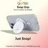 Sonix MagLink Snap Grip | Magnetic Phone Grip Holder and Collapsible Kickstand | Compatible with MagSafe | White Pearl