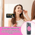 Silicone Suction Phone Case, Magnetic Phone Mount for iPhone and Android, Mirror Shower Phone Holder, Rose Pink