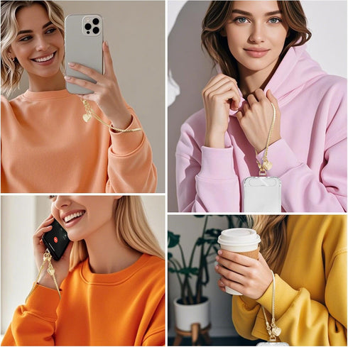 Detachable Wrist Strap Phone Chain for iPhone - Anti-Theft Design