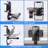 Car Phone Holder, Multifunction Car Dashboard Holder Rearview Mirror with 360° Adjustable Spring Clip, Suitable for 3