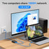 AILVLVNG 1 2 1000Mbps 1 2 RJ45 Cat6/7/8 Ethernet Splitter to Internet Cable Splitter in Out High Speed Either Network