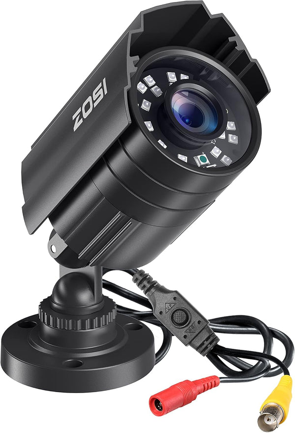 ZOSI 2.0MP 1080P HD 1920TVL Security Camera - Hybrid 4-in-1 TVI/CVI/AHD/960H CVBS CCTV Outdoor Indoor, 80ft IR Night
