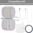 Baval for Anker Soundcore Work Portable AI Voice Recorder Hard Travel Case(White Case)