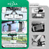 PKYAA Rearview Mirror Phone Holder for Car, 360° Rotating Mount with Adjustable Arm Length for All Smartphones