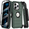 iPhone 12 Pro Max Case with Built-in Screen Protector, Heavy Duty Shockproof Drop Protection Military Grade