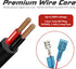79inch Trail Camera Power Cord, DC External Power Cable, 4.0x1.7mm DC Plug Compatible, Ideal for Connection with