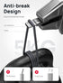 JSAUX Micro USB Cable Android Charger (2-Pack 6.6FT) Nylon Braided Cord for Galaxy S7 S6 J7 Edge Note 5, Grey