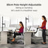 Suptek MD6821 Single Monitor Arm Desk Mount, Fully Adjustable for 1 Screen up to 32 inch, Extra Tall 31.5 inch Pole,