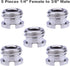 Sunmns 1/4 inch and 3/8 inch Converter Screw Adapter Mount Set for Camera, Tripod, Monopod, Ballhead, Light Stand
